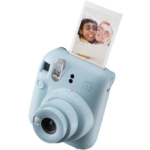 FUJIFILM INSTAX MINI 12 Instant Film Holiday Camera Bundle (Pastel Blue)