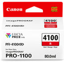 Canon PFI-4100 Red Pigment Ink Tank (80mL)