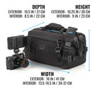 Tenba Cineluxe V2 Shoulder Bag 16 (Black, 18L)