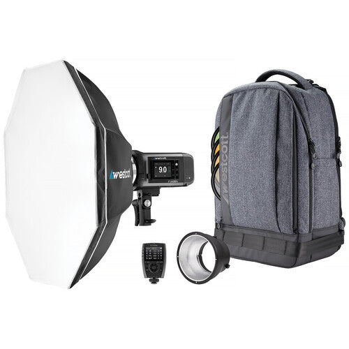 Westcott FJ400 II 400Ws Touchscreen Strobe with FJ-X3 M Universal Trigger (1-Light Backpack Kit)