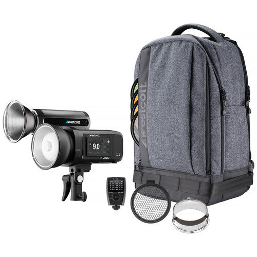 Westcott FJ Wireless 2-Light Portable Portrait Flash Kit with FJ-X3 S Wireless Trigger for Sony Cameras