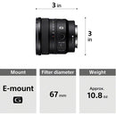 Sony FE 16mm f/1.8 G Lens (Sony E)