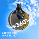 Insta360 X4 360 8K Camera Motorcycle Kit
