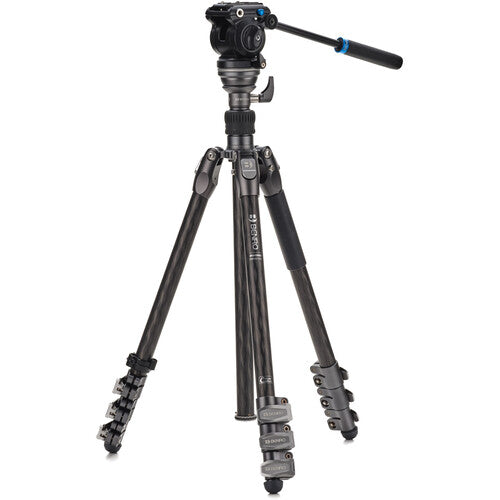 Benro Rhino S2PRO Video Tripod Kit with Flip Locks (Carbon Fiber)