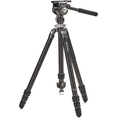 Benro Kingpod CF 2 Series, 4 Section Tripod with FS36PRO Hybrid Head