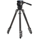 Benro Mammoth Series 3 4-Section Flip-Lock Carbon Fiber Tripod Kit with BV6H PLUS Head