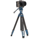 Benro CyanBird CF 2 Series, 5 Section Tripod w/ FS20PROC501 Hybrid Photo/Video Head