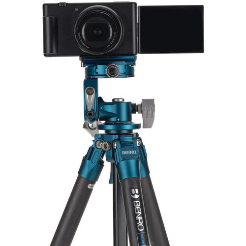 Benro SuperSlim Carbon Fiber Series 0 Tripod with PHVF2 Flip Head
