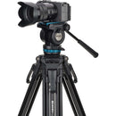 Benro A572LLKH Lightning Lock Tripod with KH Head (Aluminum, 60mm Bowl)