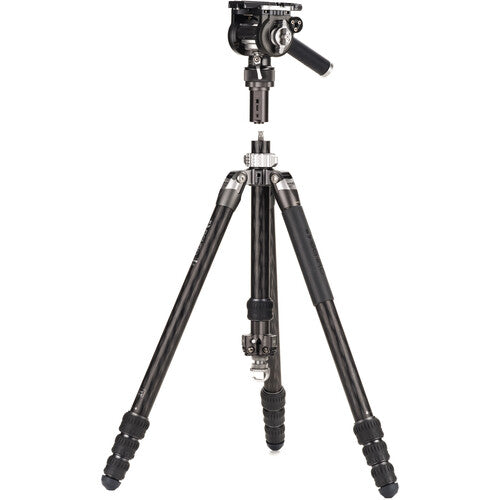 Benro Kingpod CF 2 Series, 4 Section Tripod with FS36PRO Hybrid Head