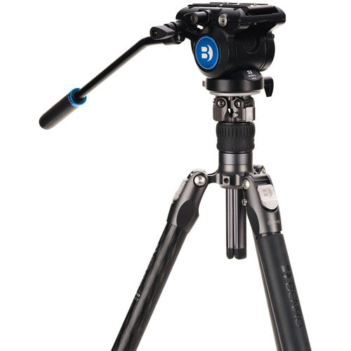 Benro Kingpod CF 2 Series, 4 Section Tripod with FS36PRO Hybrid Head