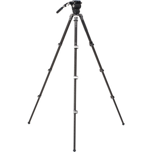 Benro Mammoth Series 3 4-Section Flip-Lock Carbon Fiber Tripod Kit with BV6H PLUS Head