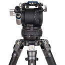 Benro Mammoth Series 3 4-Section Flip-Lock Carbon Fiber Tripod Kit with BV6H PLUS Head