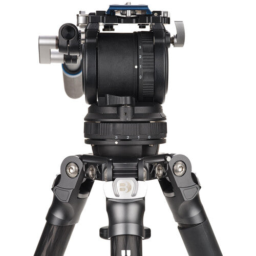 Benro Mammoth Series 3 4-Section Flip-Lock Carbon Fiber Tripod Kit with BV6H PLUS Head