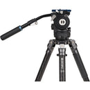 Benro Mammoth Series 3 4-Section Flip-Lock Carbon Fiber Tripod Kit with BV6H PLUS Head