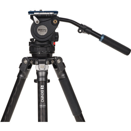 Benro Mammoth Series 3 4-Section Flip-Lock Carbon Fiber Tripod Kit with BV6H PLUS Head