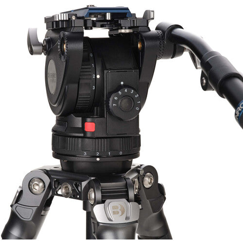 Benro Mammoth Series 3 4-Section Flip-Lock Carbon Fiber Tripod Kit with BV6H PLUS Head