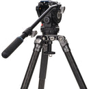 Benro Mammoth Series 3 4-Section Flip-Lock Carbon Fiber Tripod Kit with BV6H PLUS Head