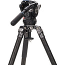 Benro Mammoth Series 3 4-Section Flip-Lock Carbon Fiber Tripod Kit with BV6H PLUS Head
