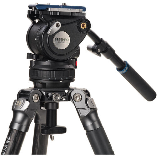 Benro Mammoth Series 3 4-Section Flip-Lock Carbon Fiber Tripod Kit with BV6H PLUS Head