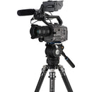 Benro Mammoth Series 3 4-Section Flip-Lock Carbon Fiber Tripod Kit with BV6H PLUS Head