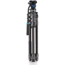 Benro Rhino S2PRO Video Tripod Kit with Flip Locks (Carbon Fiber)