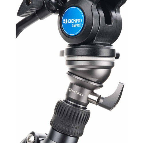 Benro Rhino S2PRO Video Tripod Kit with Flip Locks (Carbon Fiber)