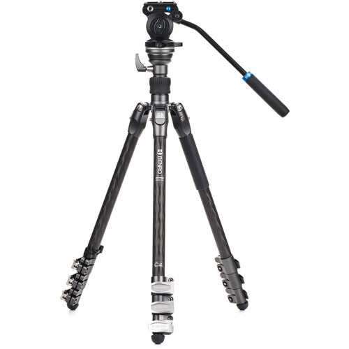 Benro Rhino S2PRO Video Tripod Kit with Flip Locks (Carbon Fiber)