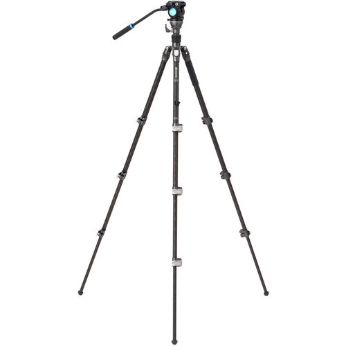 Benro Rhino S2PRO Video Tripod Kit with Flip Locks (Carbon Fiber)
