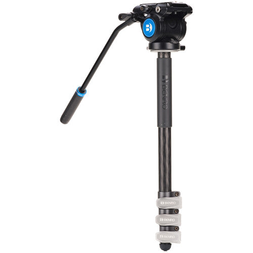 Benro Rhino CF 2 Series Tripod/Monopod FRHN24C with Flip Locks and S4PRO Video Head