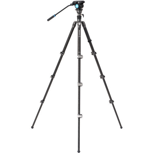 Benro Rhino CF 2 Series Tripod/Monopod FRHN24C with Flip Locks and S4PRO Video Head