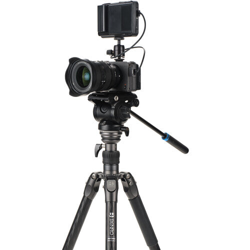 Benro Rhino CF 2 Series Tripod/Monopod FRHN24C with Flip Locks and S4PRO Video Head