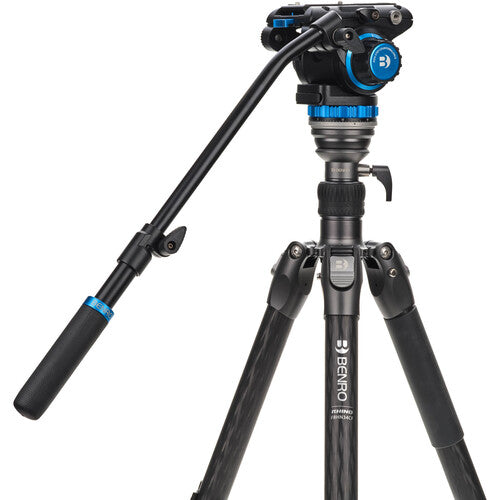 Benro Rhino S6PRO Video Tripod Kit with Flip Locks (Carbon Fiber)