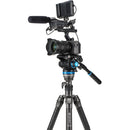 Benro Rhino S6PRO Video Tripod Kit with Flip Locks (Carbon Fiber)