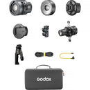 Godox RS60R RGB LED Monolight with Projection Attachment Kit