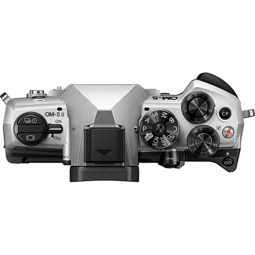 OM SYSTEM OM-5 Mark II Mirrorless Camera with 12-45mm f/4 Lens (Silver