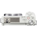 Sony ZV-E10 Mirrorless Camera with 16-50mm f/3.5-5.6 II Lens (White)