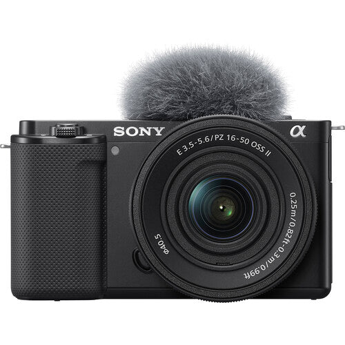 Sony ZV-E10 Mirrorless Camera with 16-50mm f/3.5-5.6 II Lens (Black)