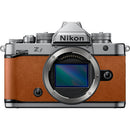Nikon Zf Mirrorless Camera (Silver & Cognac Brown)