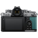 Nikon Zf Mirrorless Camera (Silver & Teal Blue)