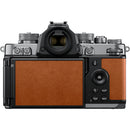 Nikon Zf Mirrorless Camera (Silver & Cognac Brown)