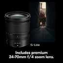 Nikon Zf Mirrorless Camera with 24-70mm f/4 Lens (Silver)