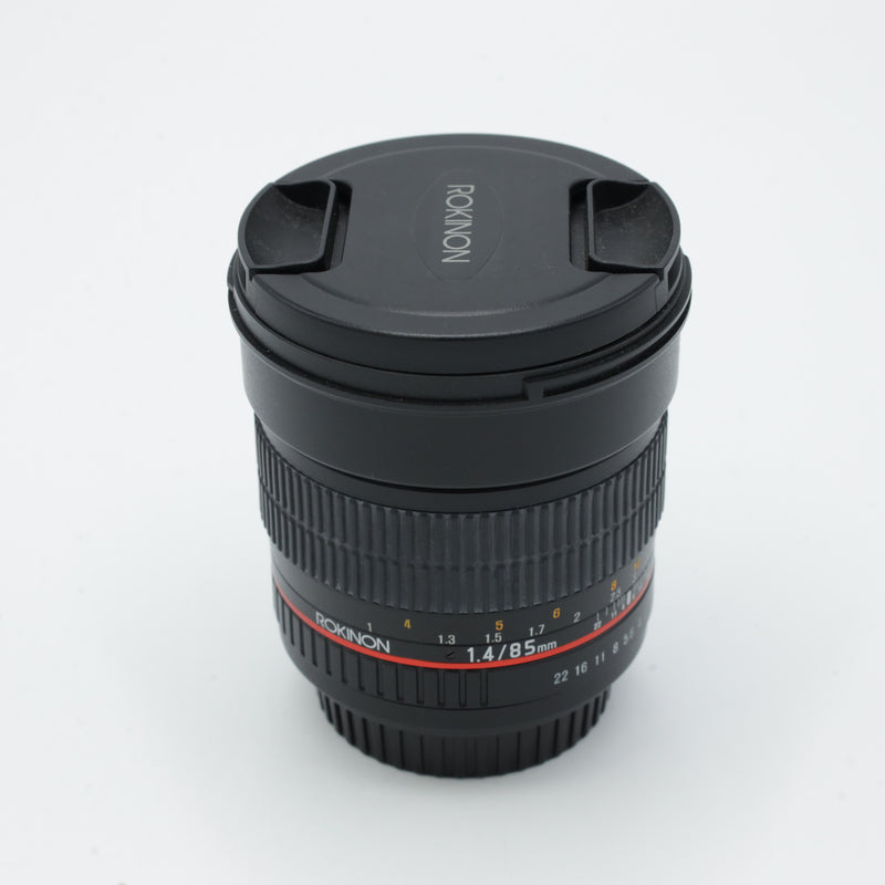 Rokinon 85mm f/1.4 AS IF UMC Lens for Canon EF *USED*