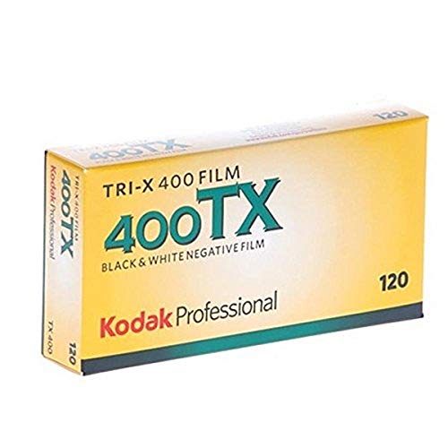 Kodak Professional Tri-X 400 Black and White Negative Film (120 Roll Film, 5-Pack)