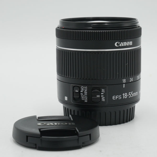 Canon EF-S 18-55mm f/4-5.6 IS STM Lens *USED*