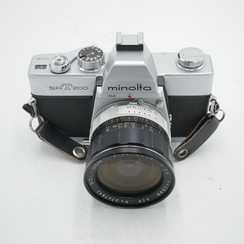 MINOLTA SRT 200 W/ 28MM F/2.8 *USED*