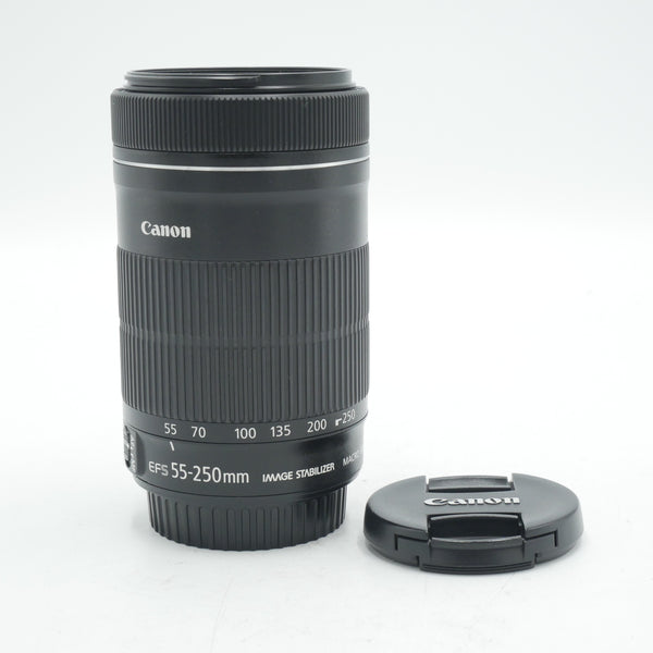 Canon EF-S 55-250mm f/4-5.6 IS STM Lens *USED*