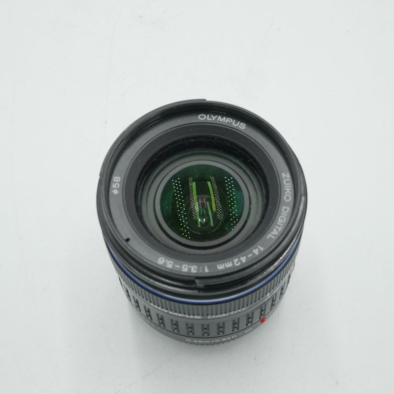 Olympus 14-42mm f/3.5-5.6 Zuiko ED Zoom Lens for Olympus Digital Cameras (Four Thirds System) USED