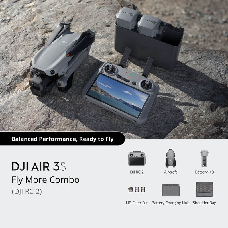 DJI Air 3S Fly More Combo With RC 2 Remote