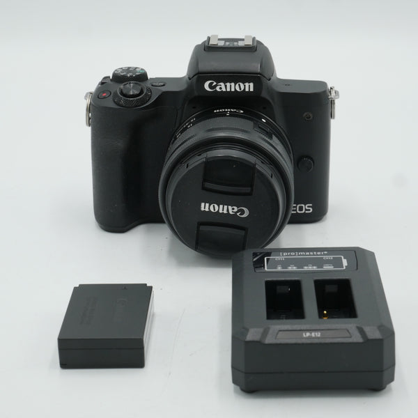 Canon EOS M50 Mirrorless Camera with 15-45mm Lens *USED*